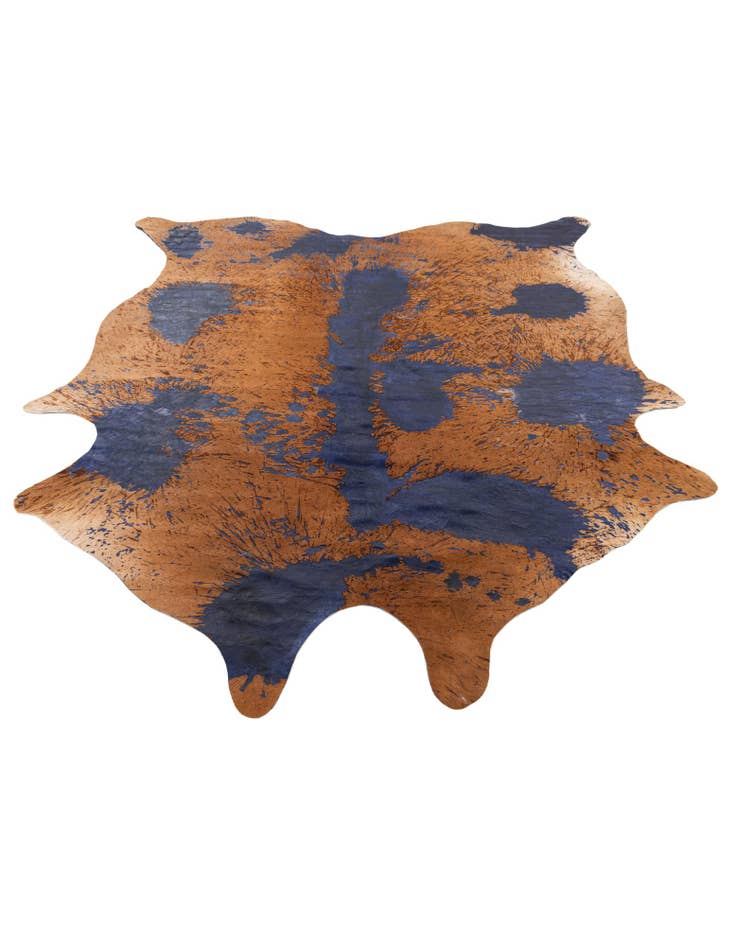 Detail image of  6' x 7' Cowhide Leather Rug