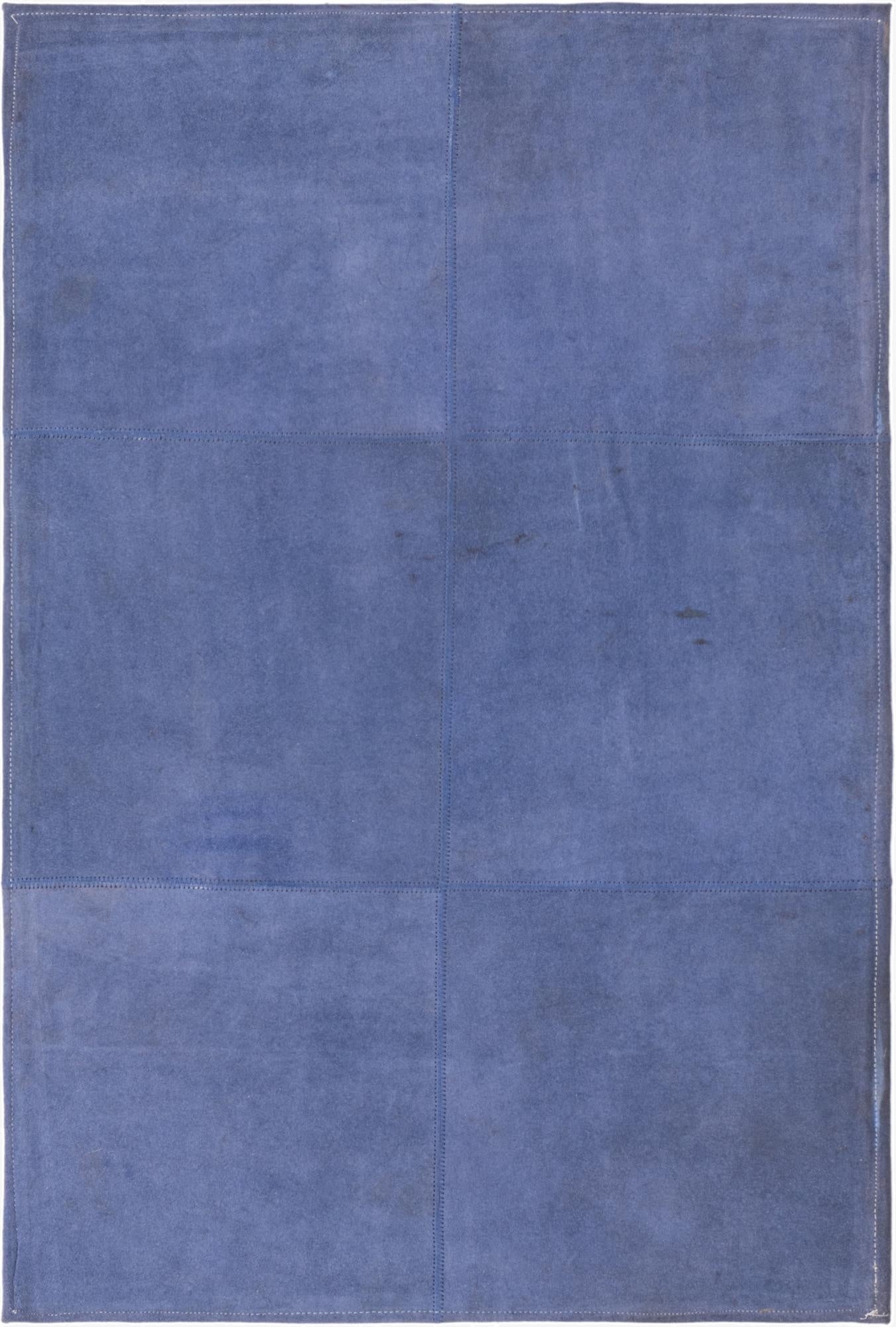  2' x 3' Cowhide Leather Rug