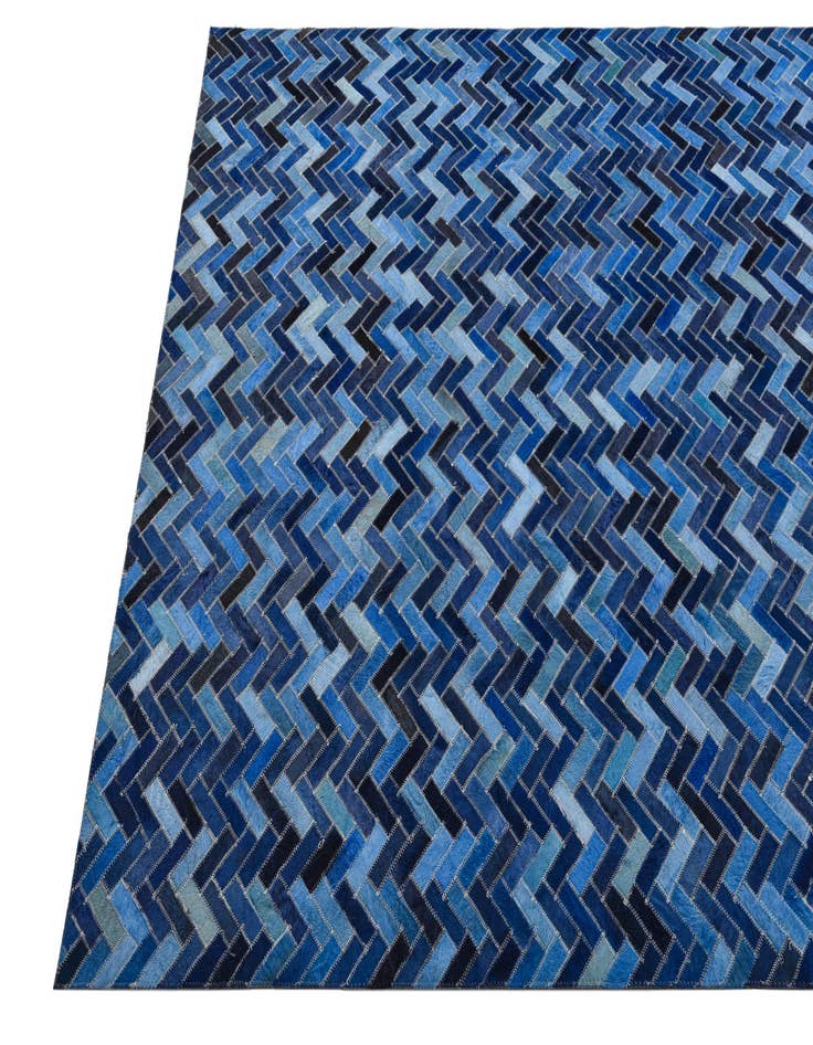 Detail image of  4' 10 x 7' 9 Cowhide Rug