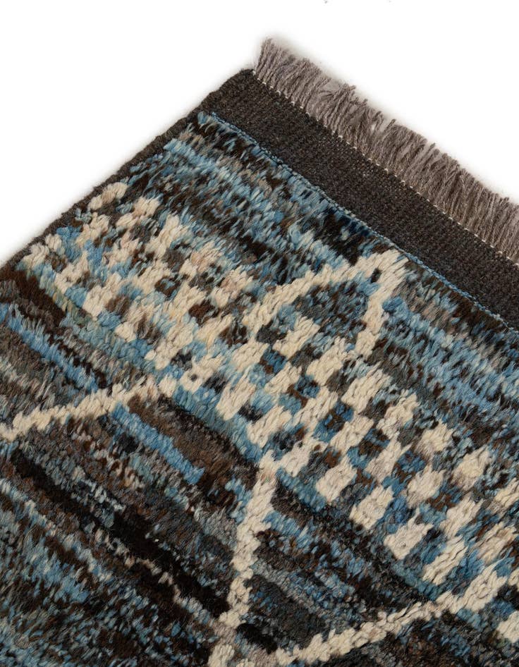 Detail image of  6' 9 x 10' 1  Hand Knotted Darya Wool Rug