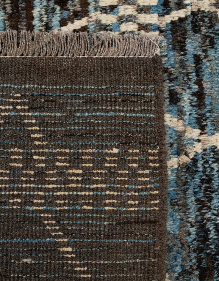 Detail image of  6' 9 x 10' 1  Hand Knotted Darya Wool Rug