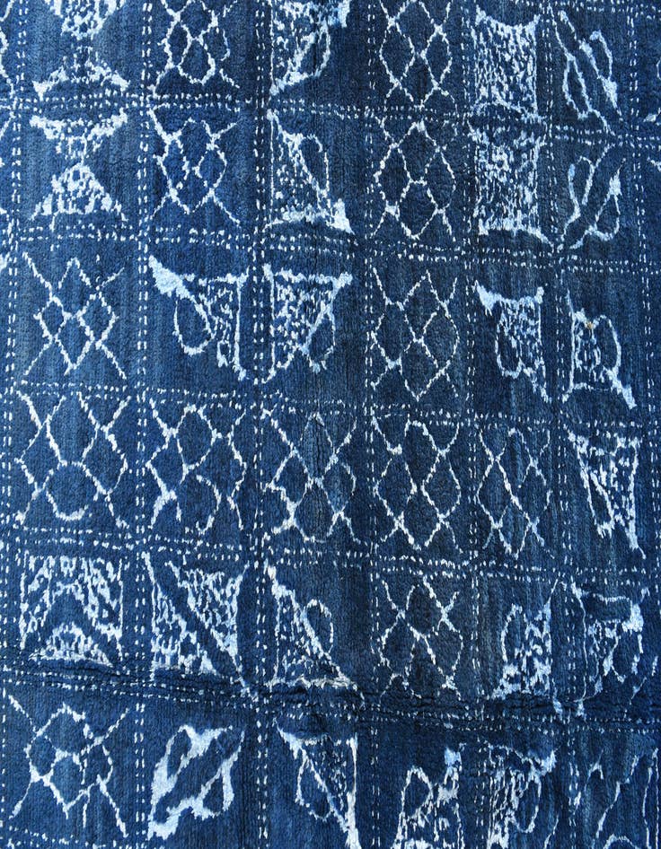 Detail image of  8' x 10'  Hand Knotted Darya Rug