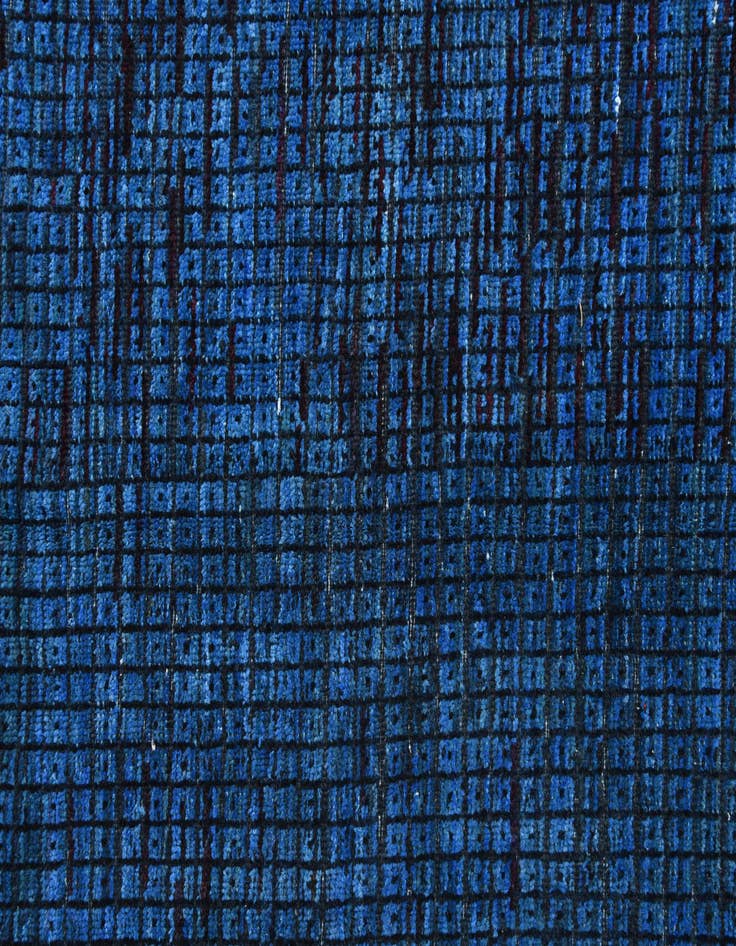 Detail image of  5' 4 x 7'  Hand Knotted Darya Wool Rug