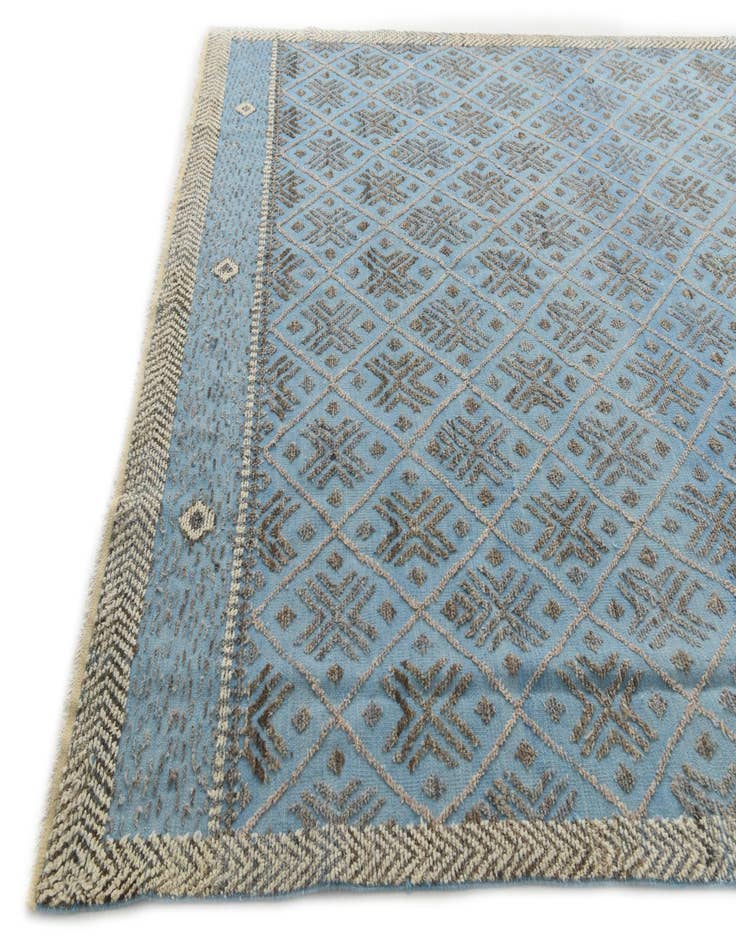 Detail image of  9' x 12' 4  Hand Knotted Darya Wool Rug