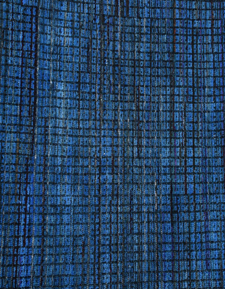 Detail image of  7' 9 x 10'  Hand Knotted Darya Wool Rug