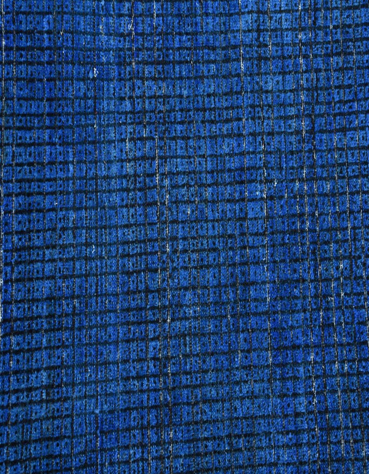 Detail image of  7' 8 x 10'  Hand Knotted Darya Wool Rug