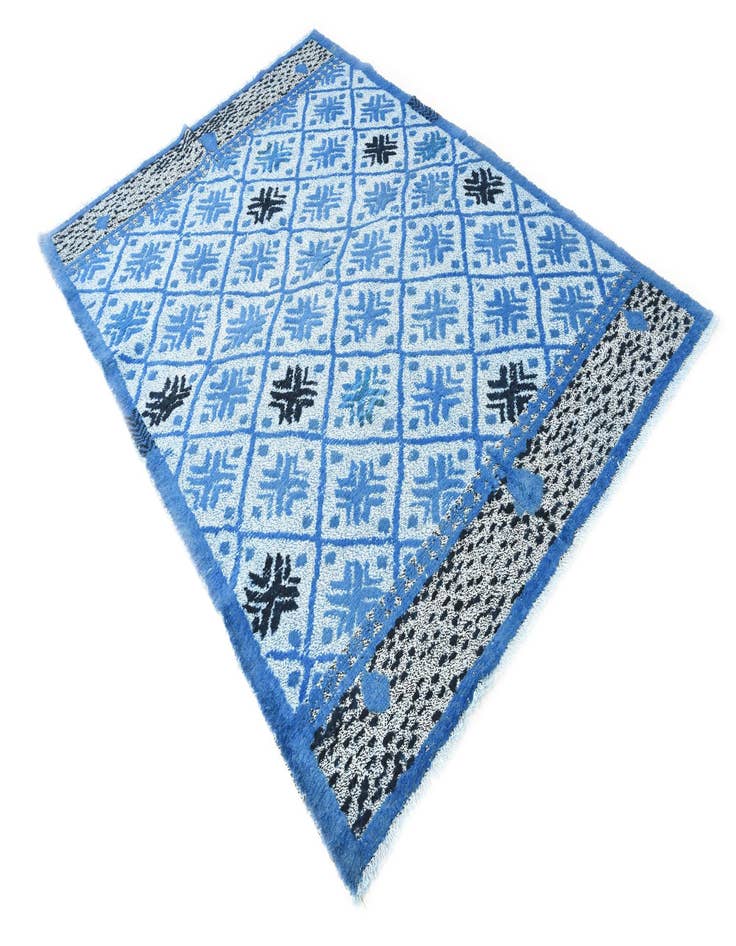 Detail image of  5' 7 x 8' 1  Hand Knotted Darya Wool Rug