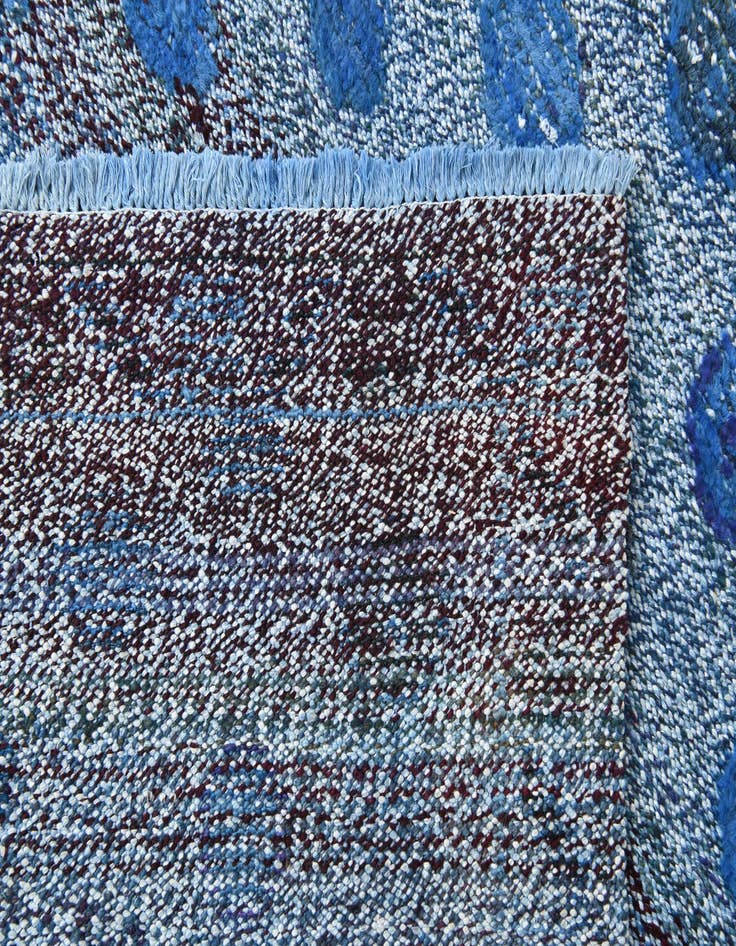 Detail image of  4' 3 x 6' 3  Hand Knotted Darya Wool Rug