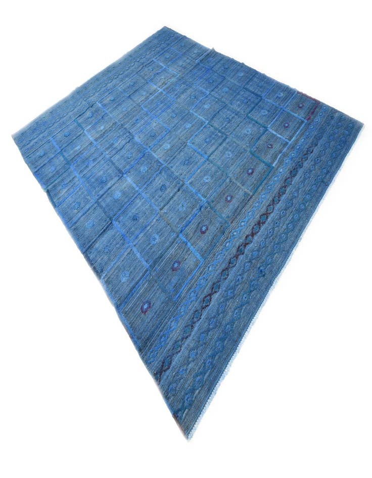 Detail image of  8' x 10'  Hand Knotted Darya Wool Rug