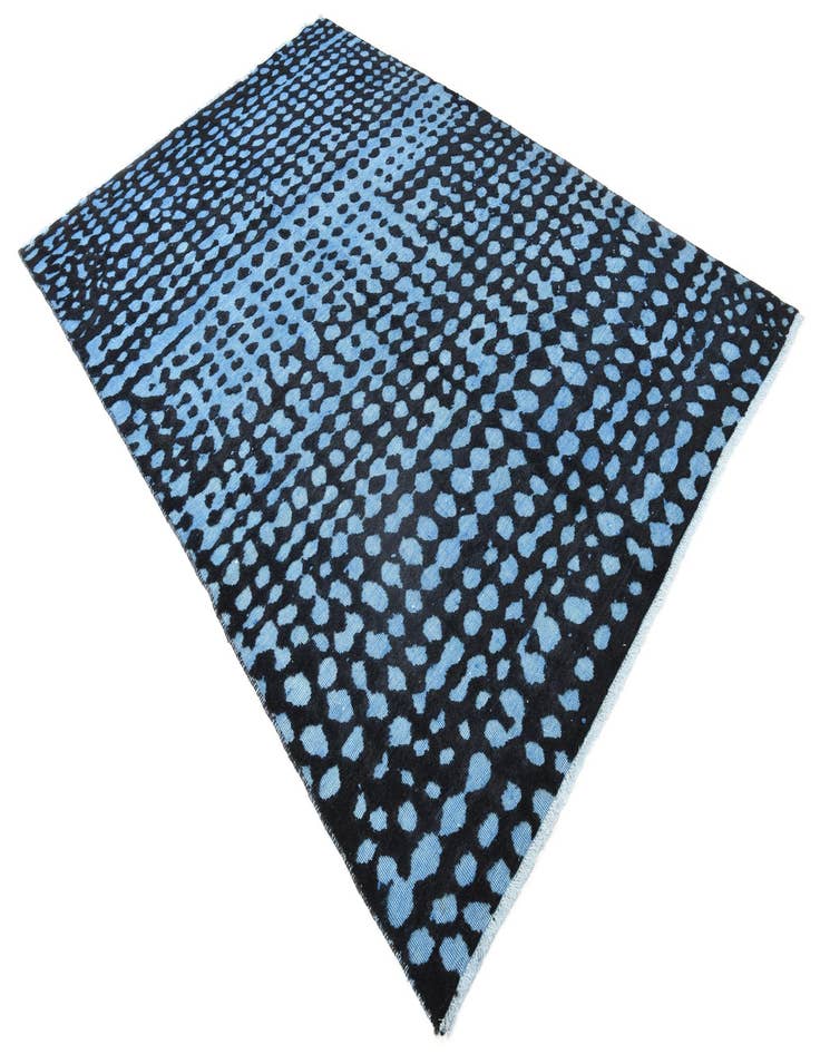 Detail image of  6' 7 x 10'  Hand Knotted Darya Wool Rug