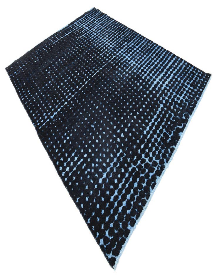 Detail image of  7' 10 x 10' 5  Hand Knotted Darya Wool Rug