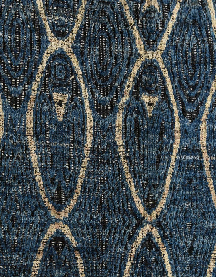 Detail image of  5' 8 x 7'  Hand Knotted Darya Wool Rug