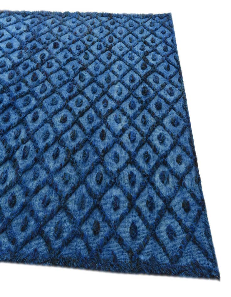 Detail image of  6' 9 x 9' 3  Hand Knotted Darya Wool Rug