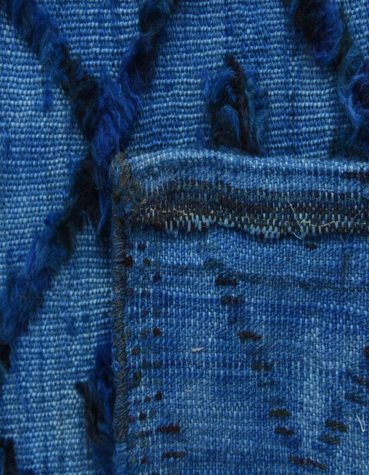 Detail image of  6' 9 x 9' 3  Hand Knotted Darya Wool Rug