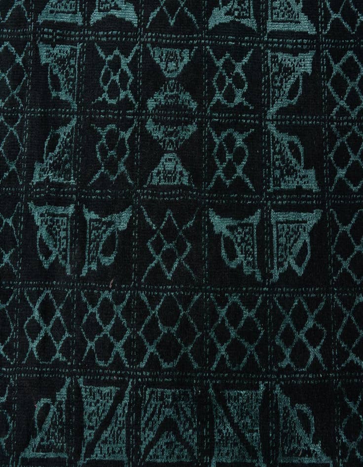 Detail image of  8' x 10'  Hand Knotted Darya Rug