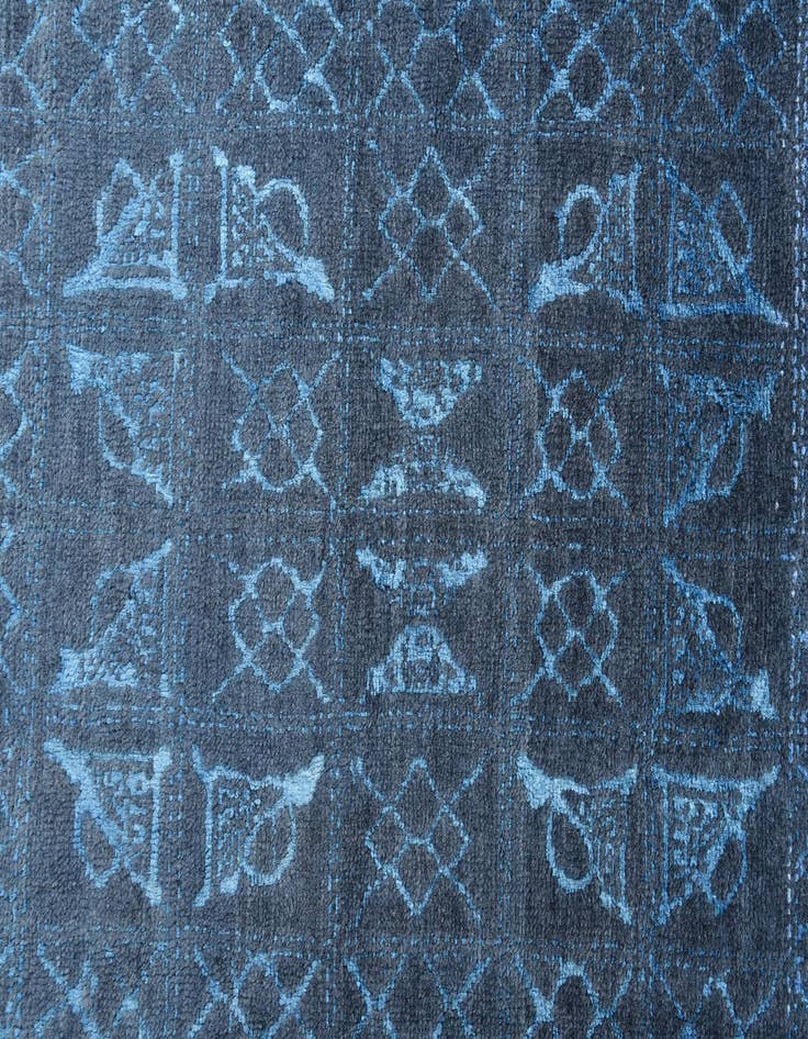 Detail image of  8' x 10'  Hand Knotted Darya Rug