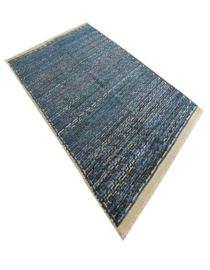 Detail image of  6' 8 x 9' 8  Hand Knotted Darya Wool Rug