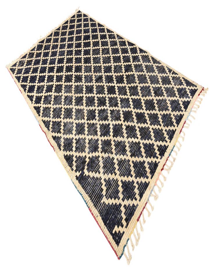 Detail image of  5' 10 x 9' 7  Hand Knotted Darya Wool Rug