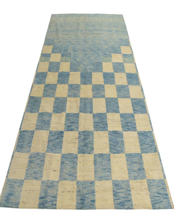 Detail image of  6' 9 x 10'  Hand Knotted Darya Wool Rug