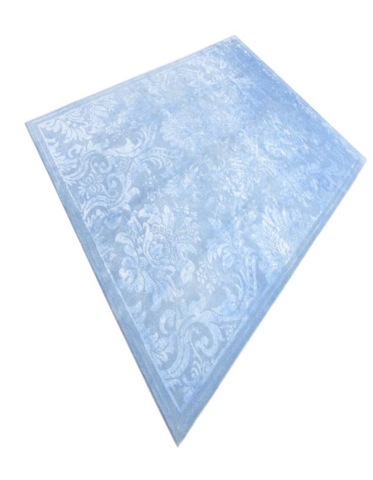 Detail image of  6' 8 x 10'  Hand Knotted Darya Wool Rug