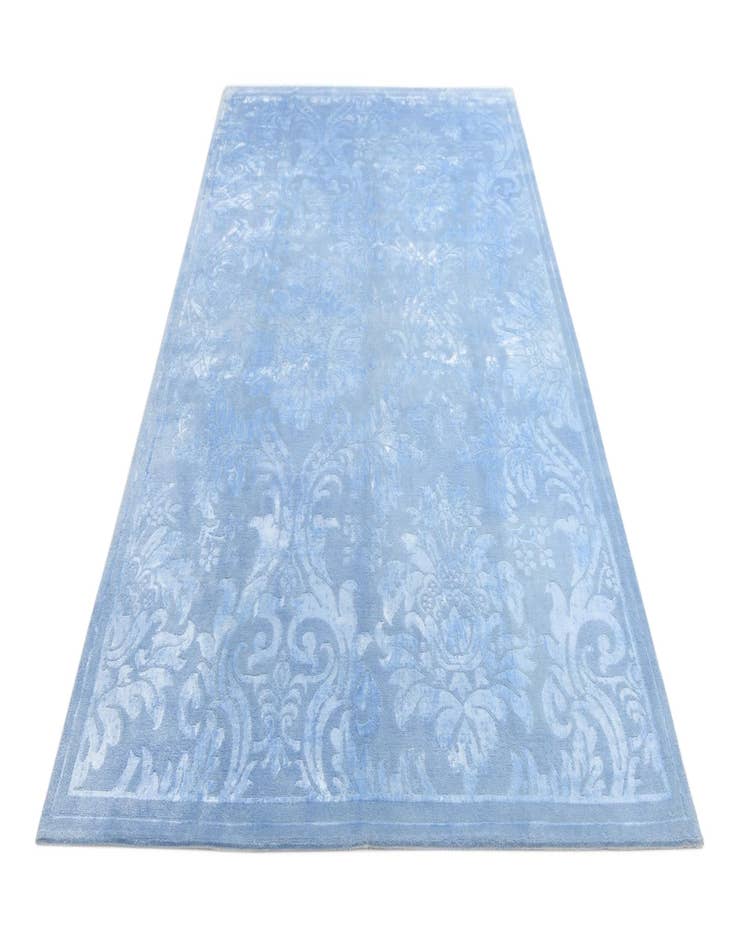 Detail image of  6' 8 x 10'  Hand Knotted Darya Wool Rug