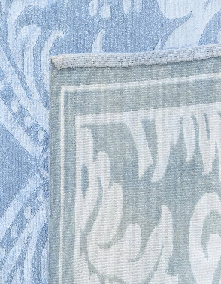 Detail image of  6' 8 x 10'  Hand Knotted Darya Wool Rug