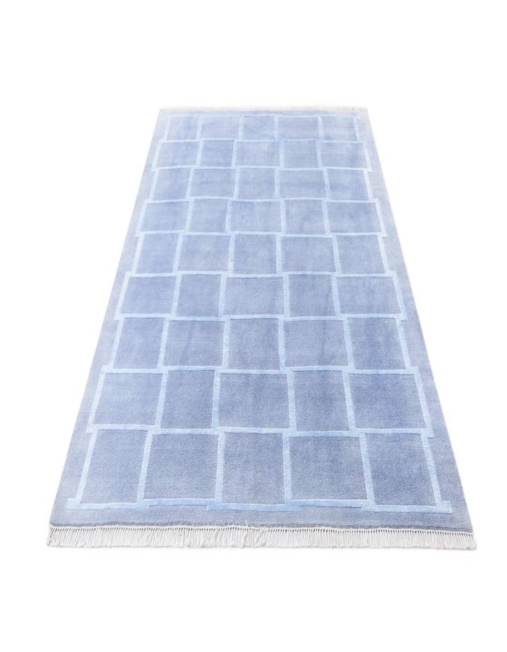 Detail image of  5' 9 x 8'  Hand Knotted Darya Wool Rug