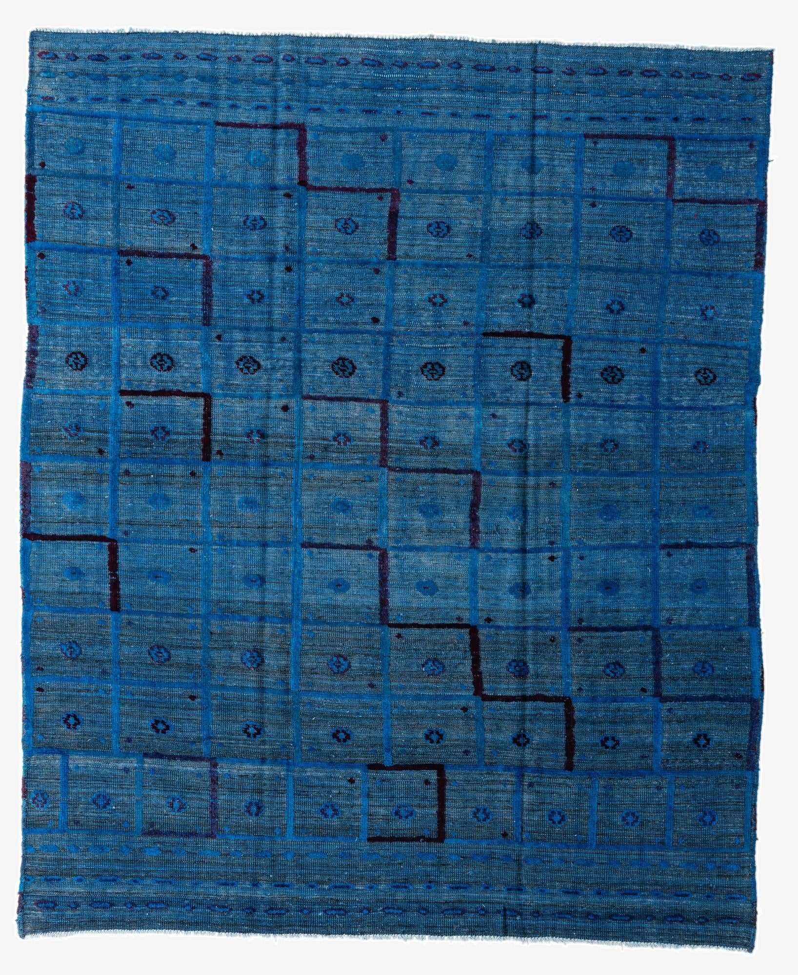  7' 11 x 9' 8  Hand Knotted Darya Wool Rug