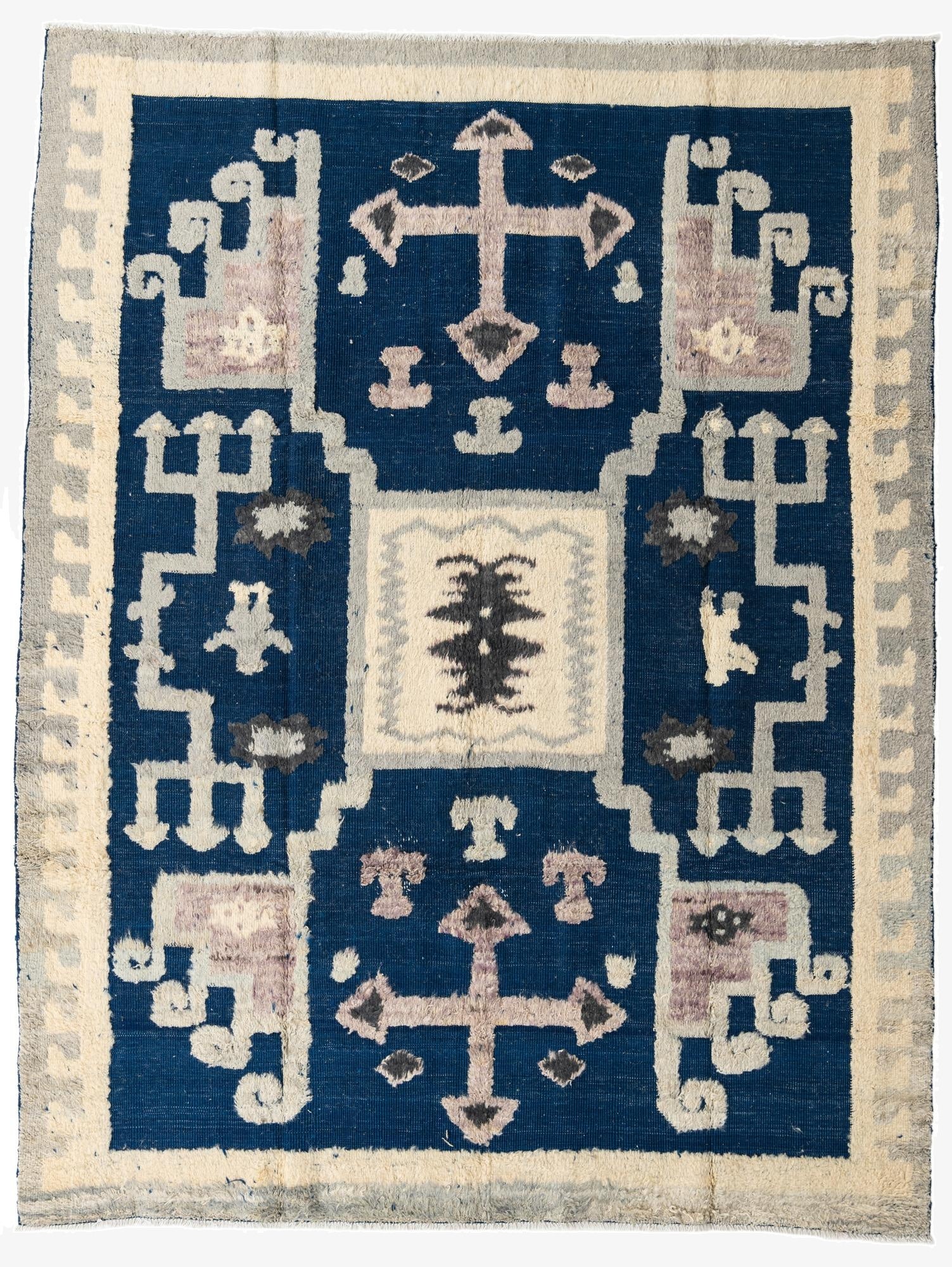  8' 2 x 10' 6  Hand Knotted Darya Wool Rug