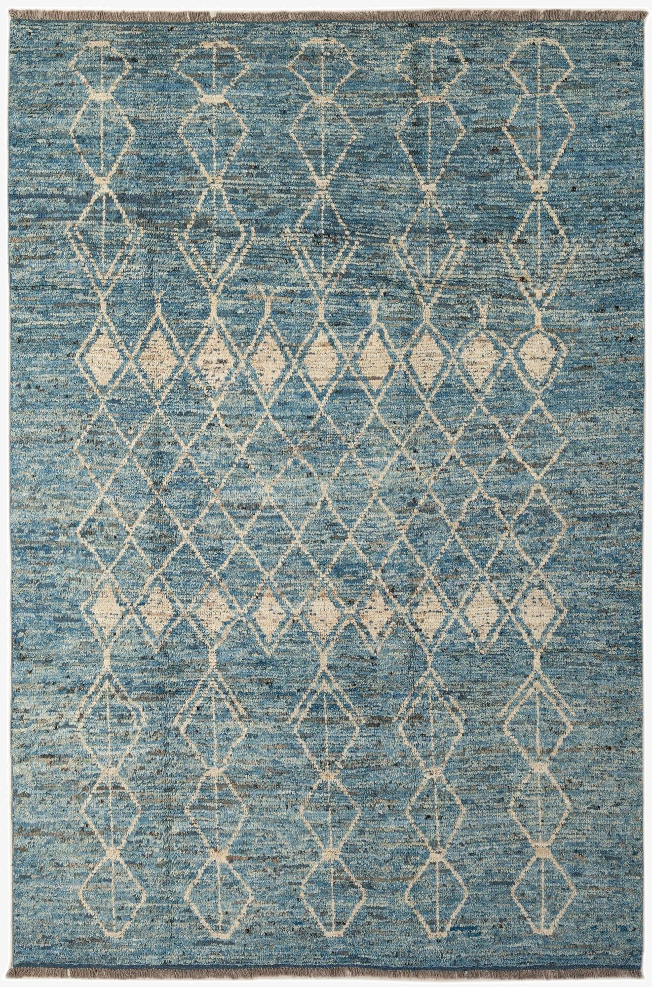  6' 4 x 9' 10  Hand Knotted Darya Wool Rug
