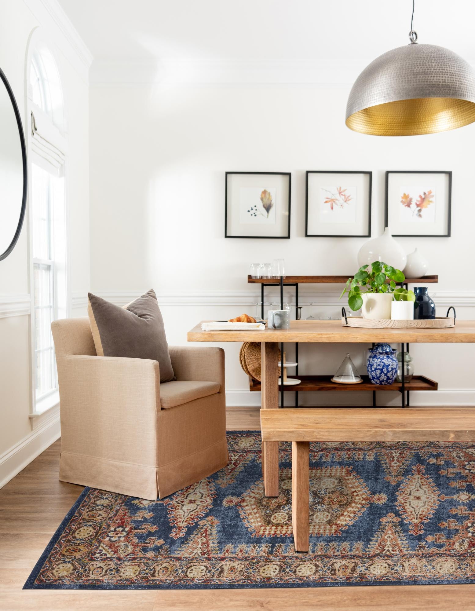 Blue 7' 10 x 11' Eden Rug | Rugs.com