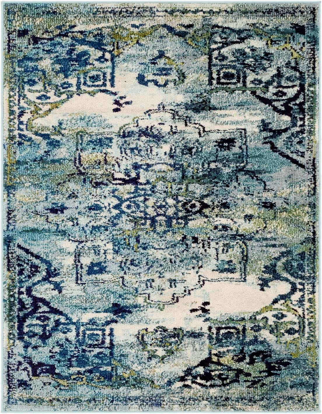 Primary image  3' 3 x 5' 3  Washable Fleur Rug