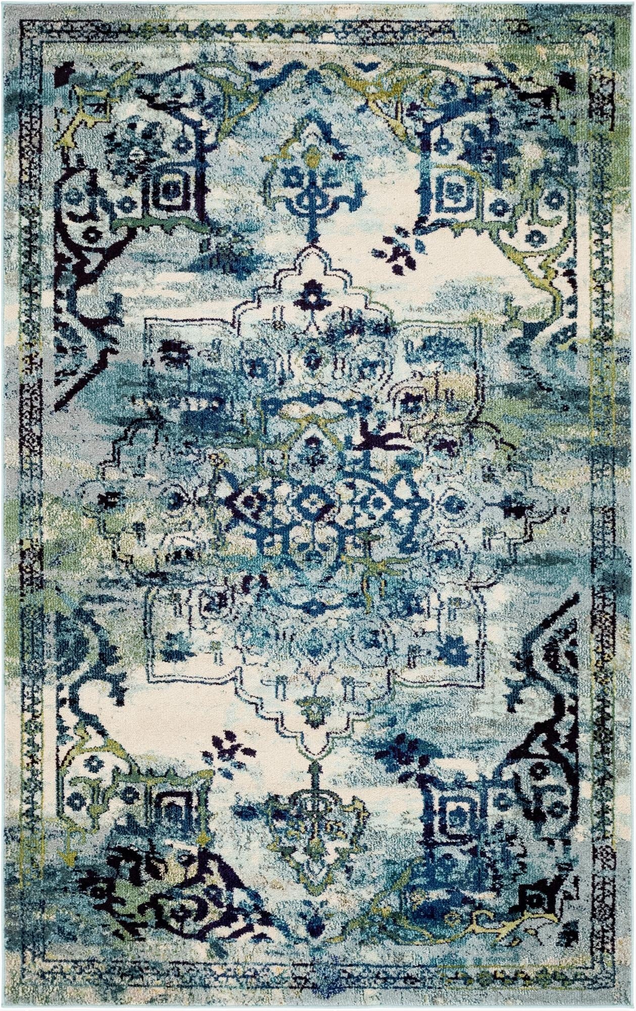  5' x 8'  Washable Fleur Rug