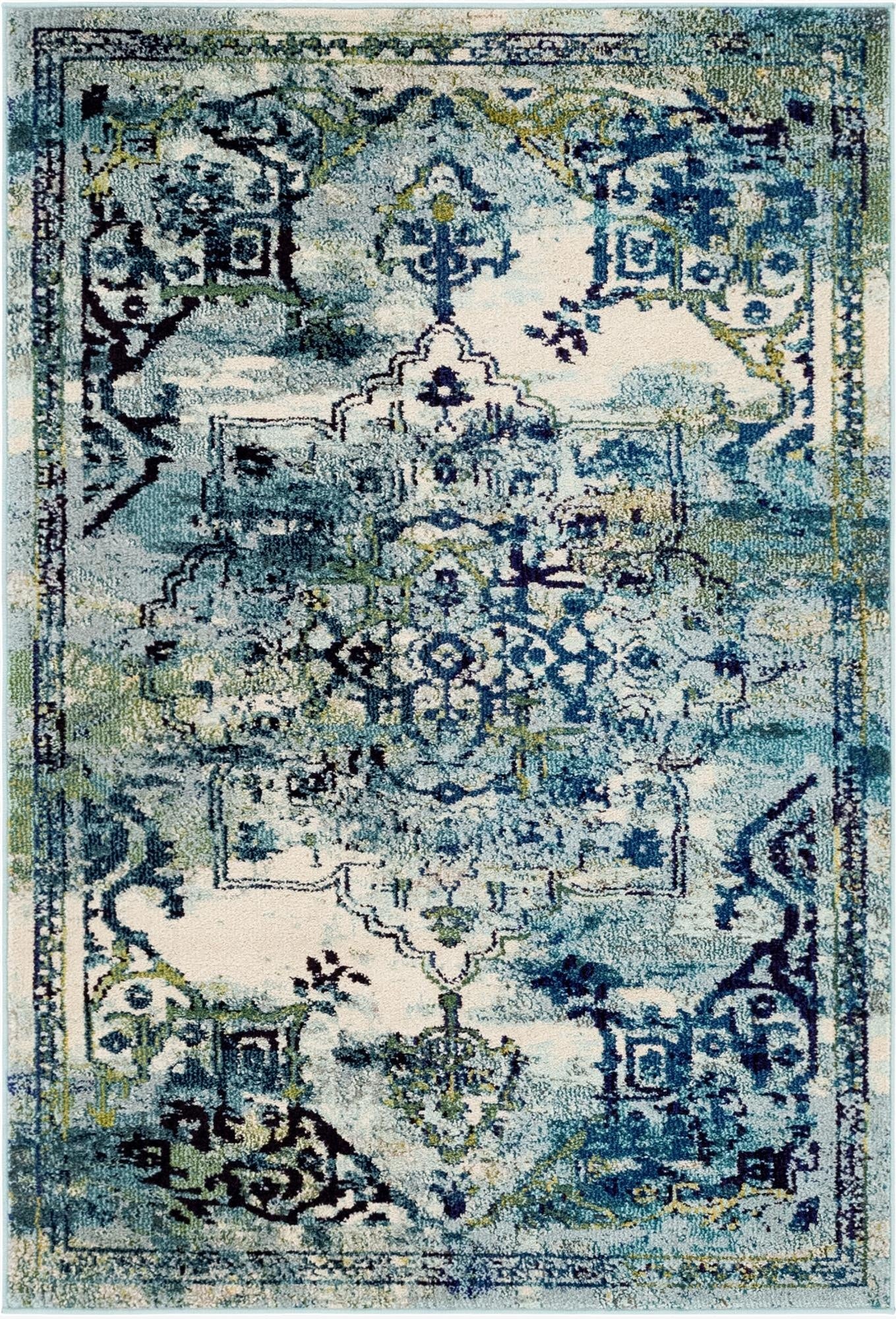  4' x 6'  Washable Fleur Rug