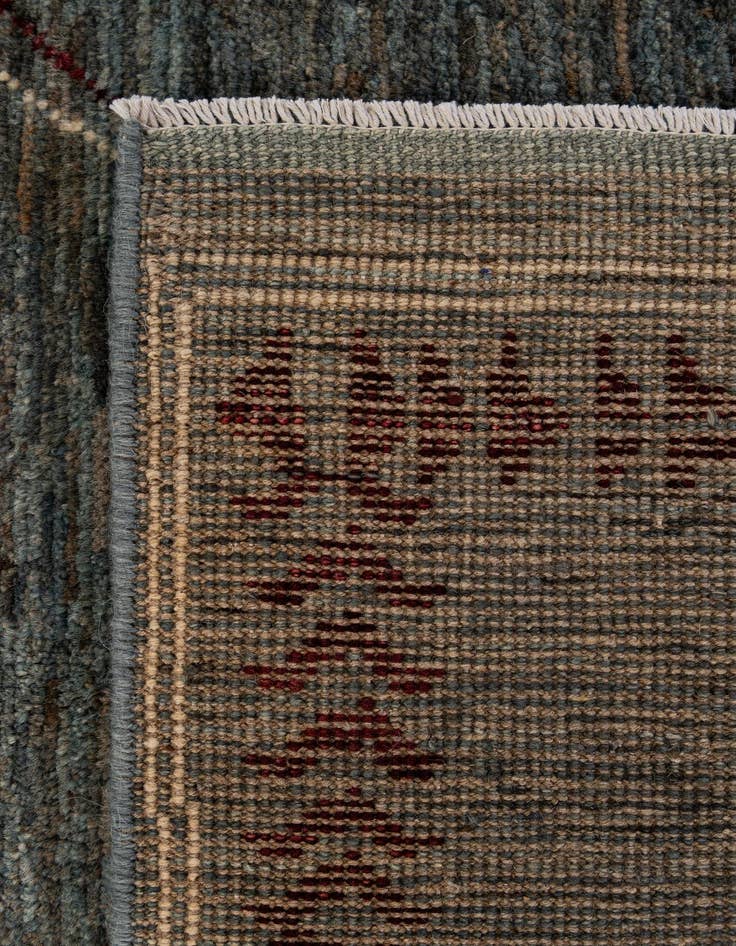 Detail image of  4' 10 x 6' 8  Hand Knotted Gabbeh Wool Rug