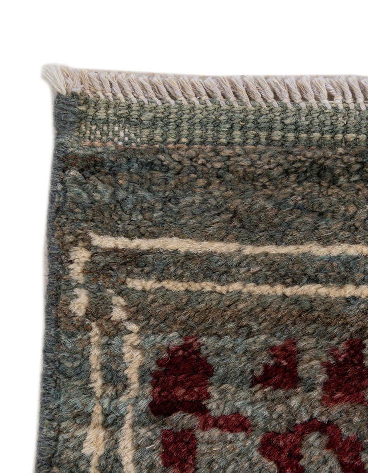 Detail image of  4' 10 x 6' 8  Hand Knotted Gabbeh Wool Rug