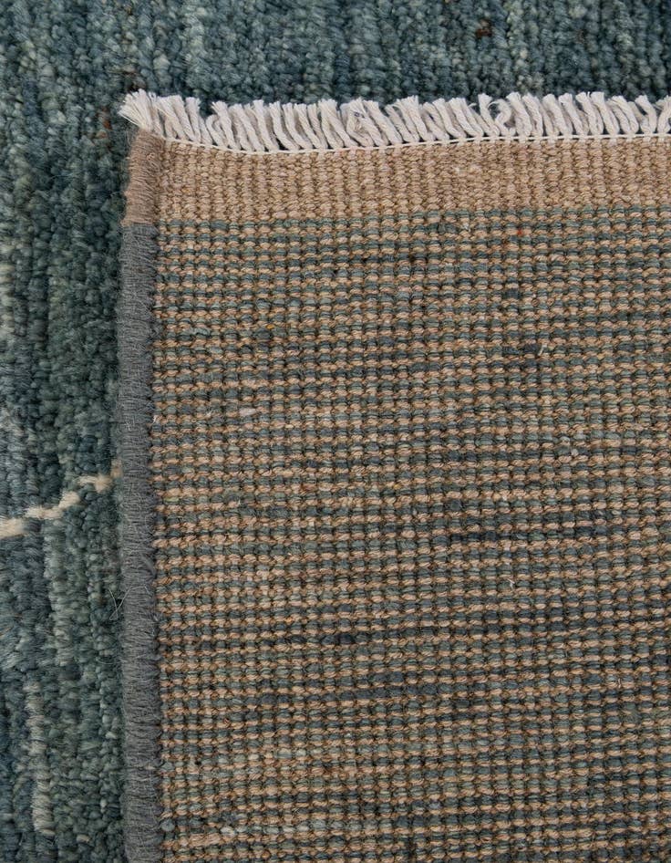 Detail image of  4' 10 x 6' 7  Hand Knotted Gabbeh Wool Rug