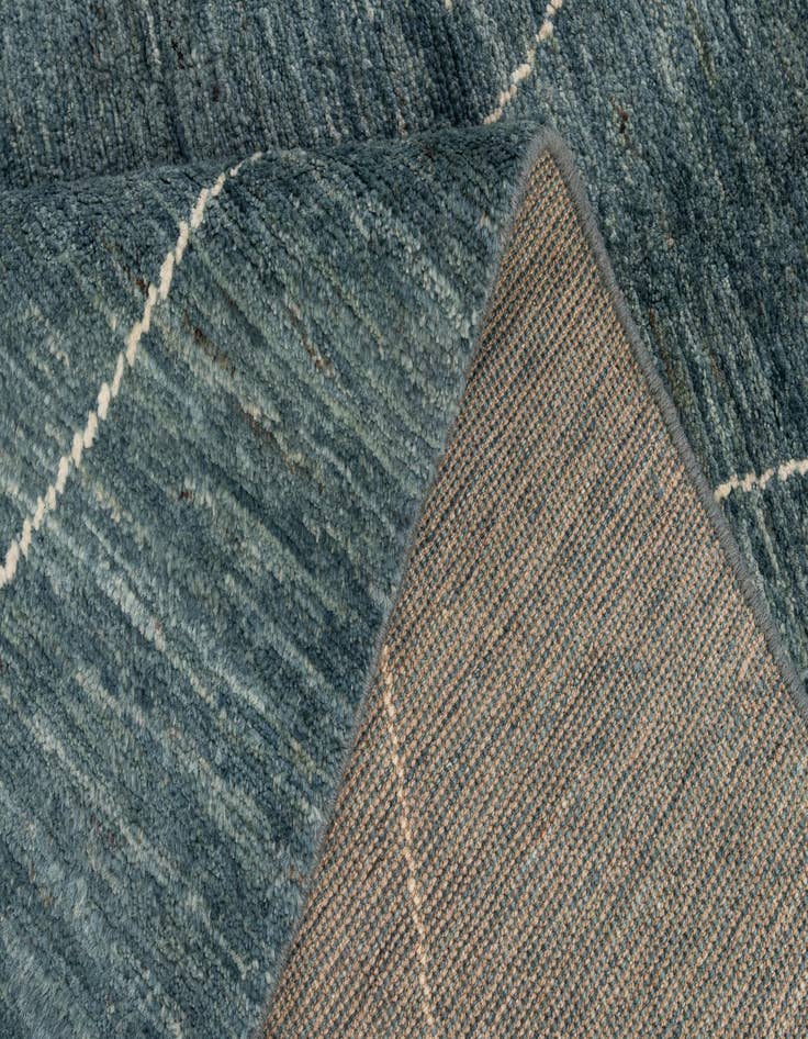 Detail image of  4' 10 x 6' 7  Hand Knotted Gabbeh Wool Rug