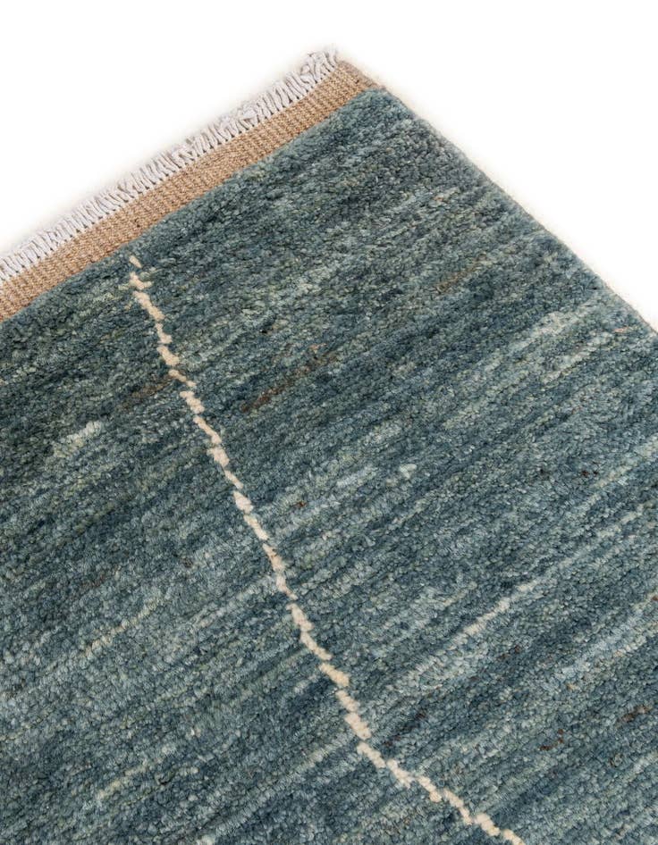 Detail image of  4' 10 x 6' 7  Hand Knotted Gabbeh Wool Rug