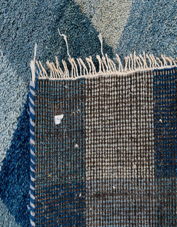 Detail image of  4' x 5' 11  Hand Knotted Gabbeh Wool Rug