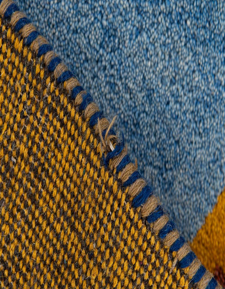 Detail image of 4' x 6' 1 Hand Knotted Gabbeh Wool Rug