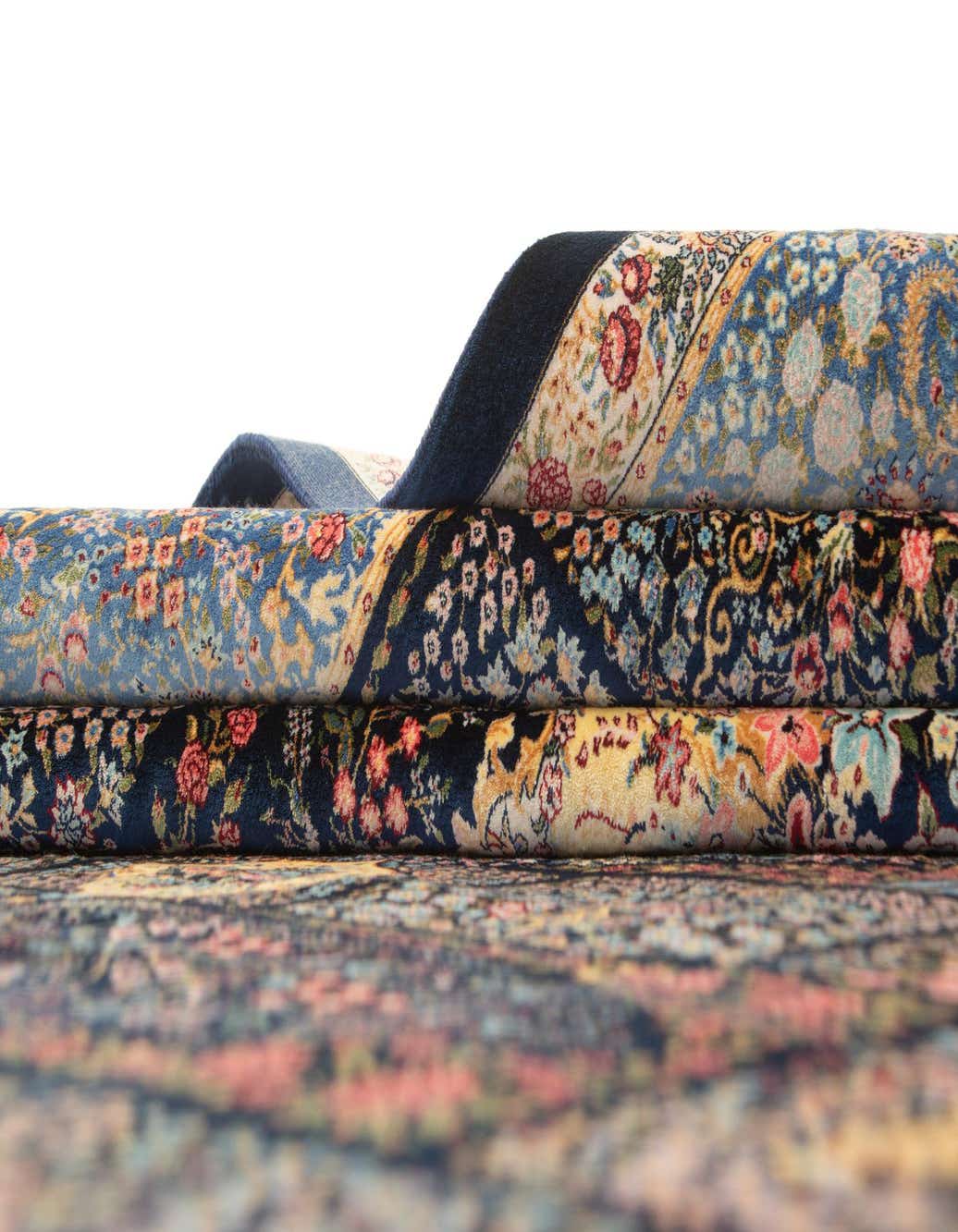 Primary image  4' 9 x 7' 6 Ghom Design Rug