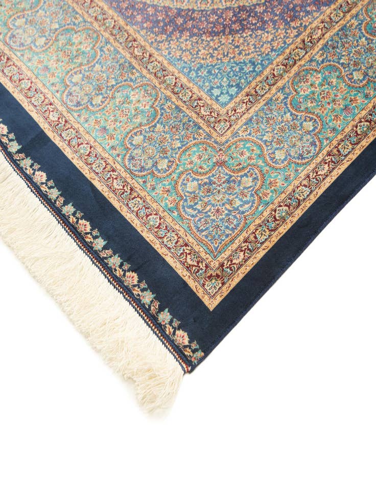 Detail image of  4' 9 x 7' 5 Ghom Design Rug