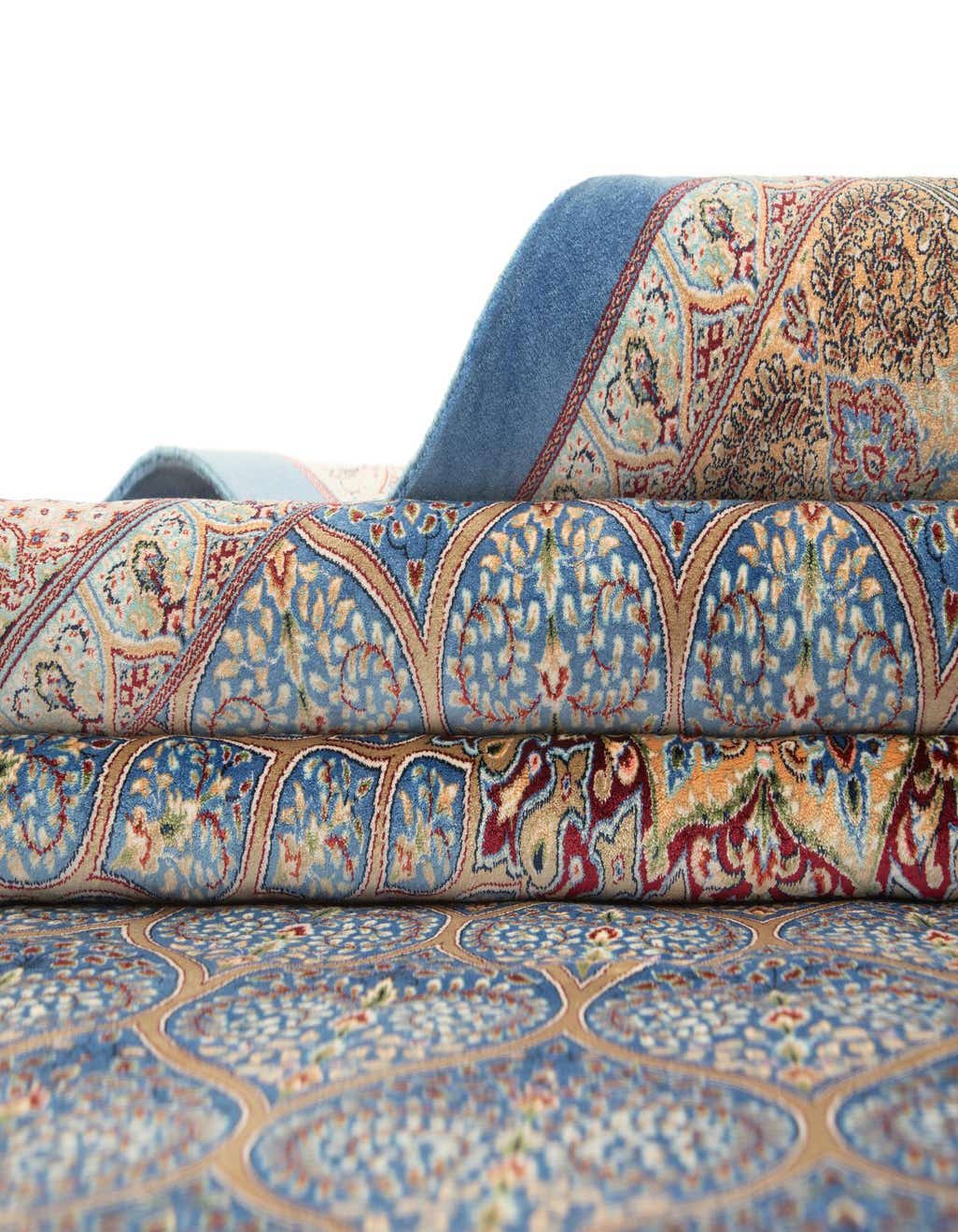 Primary image  4' 10 x 7' 5 Ghom Design Rug