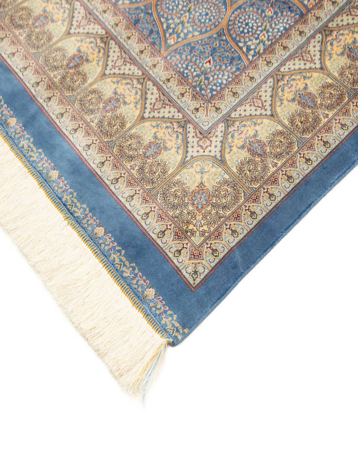 Detail image of  4' 9 x 7' 6 Ghom Design Rug