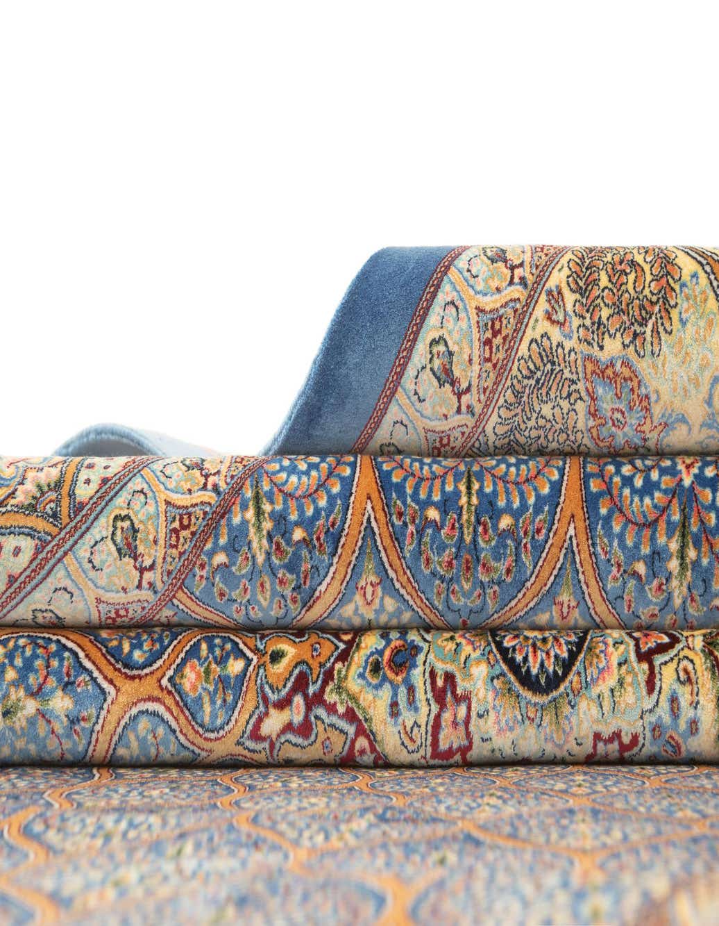 Primary image  4' 9 x 7' 6 Ghom Design Rug