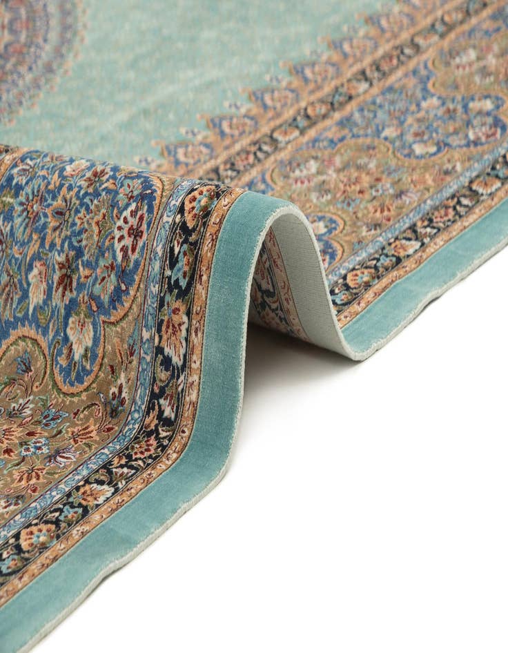 Detail image of  6' 6 x 9' 7 Ghom Design Rug