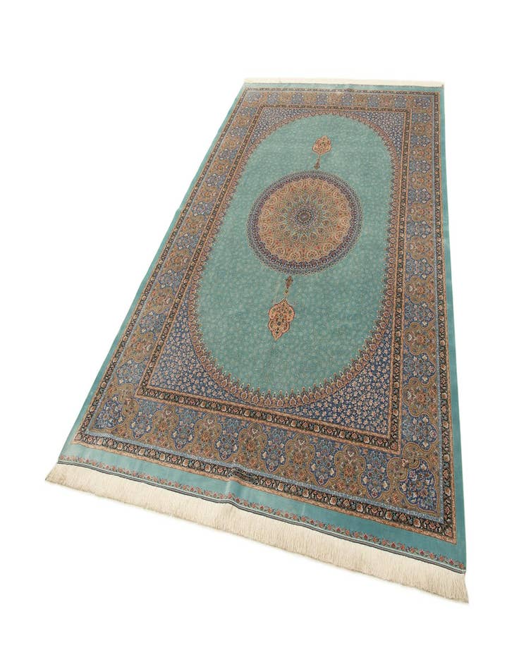 Detail image of  6' 6 x 9' 7 Ghom Design Rug