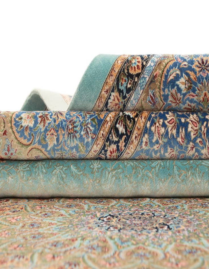 Detail image of  6' 6 x 9' 7 Ghom Design Rug