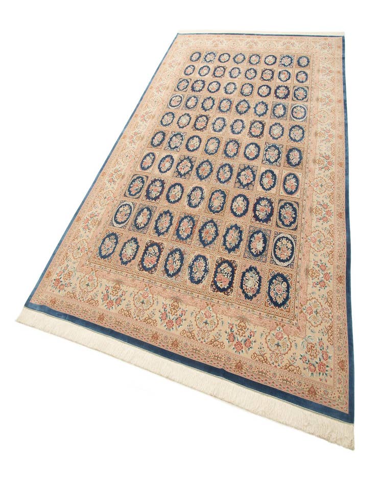 Detail image of  7' 11 x 11' 4 Ghom Design Rug